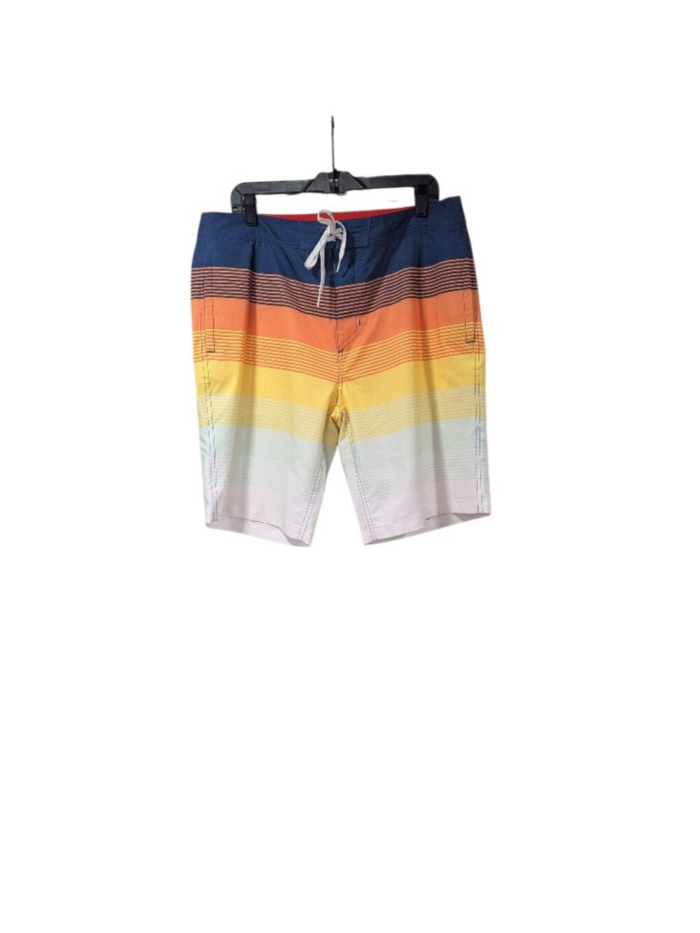 Goodfellow & Co Sunset Stripe Board Shorts Beach Ocean Swim Sz 36W